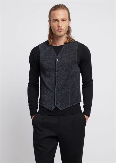 armani vest heren sale